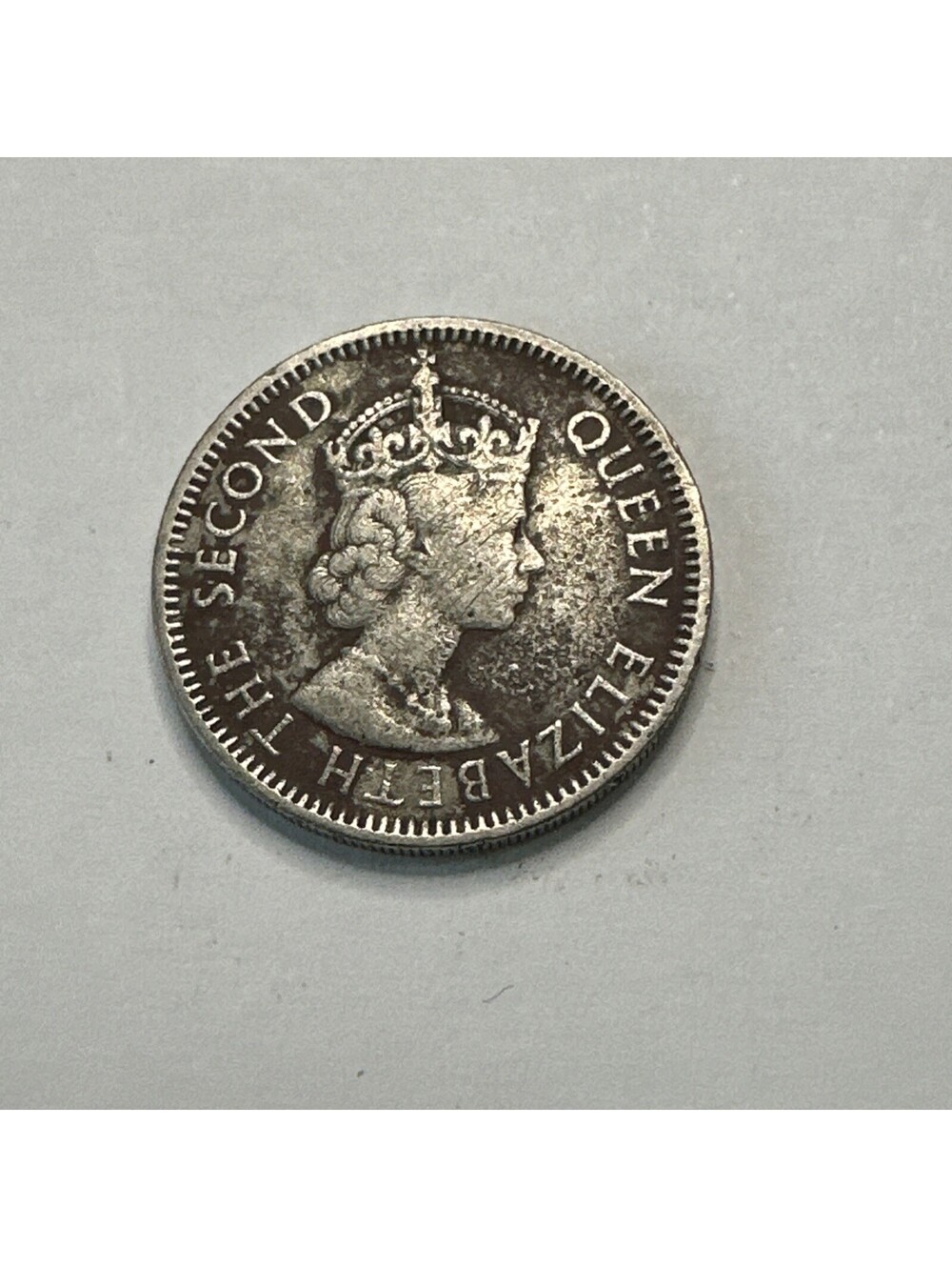 1965 East Caribbean States 25 Cents Queen Elizabeth II Coin British Caribbean